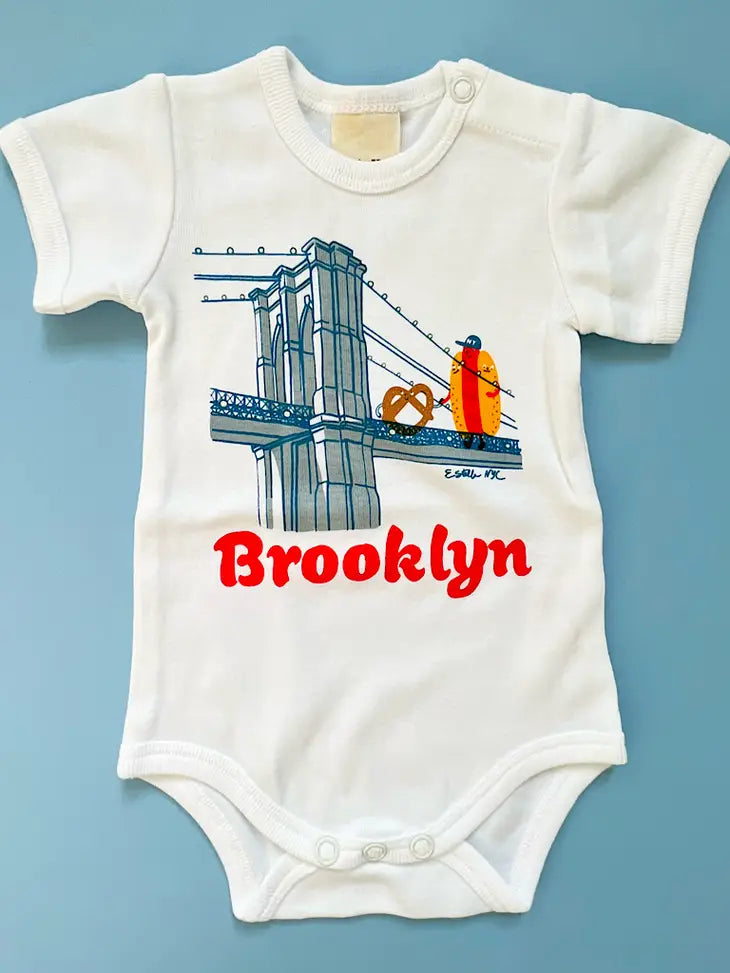 Organic Brooklyn Buddies Onesie