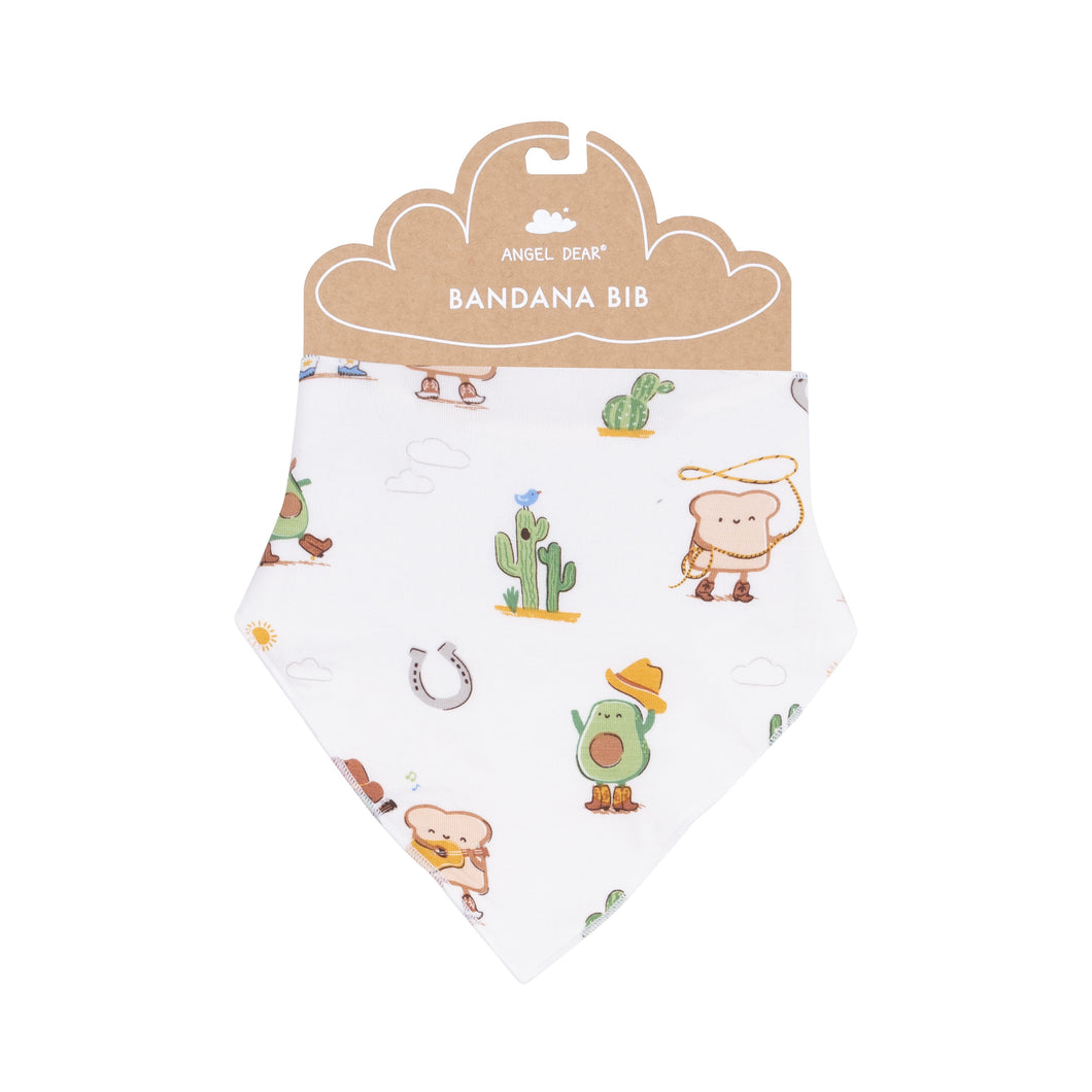 Avocado Toast Western Bandana Bib