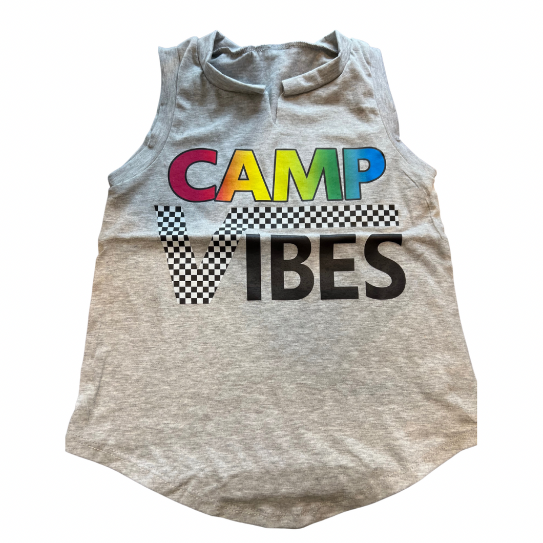 Camp Vibes Tie Tank