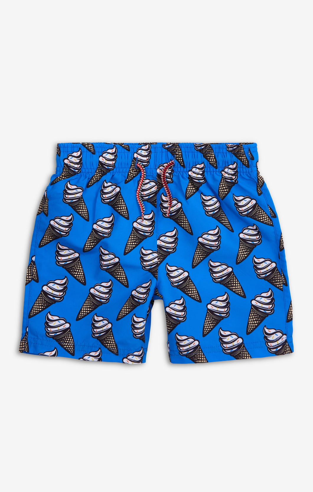 Ice Cream Mid Length Swim Trunks