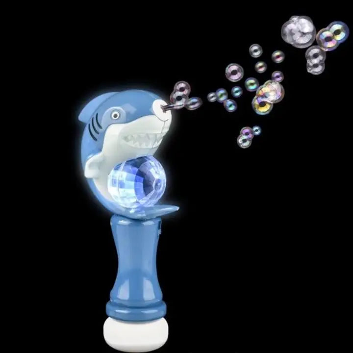 Shark Light Up Bubble Wand