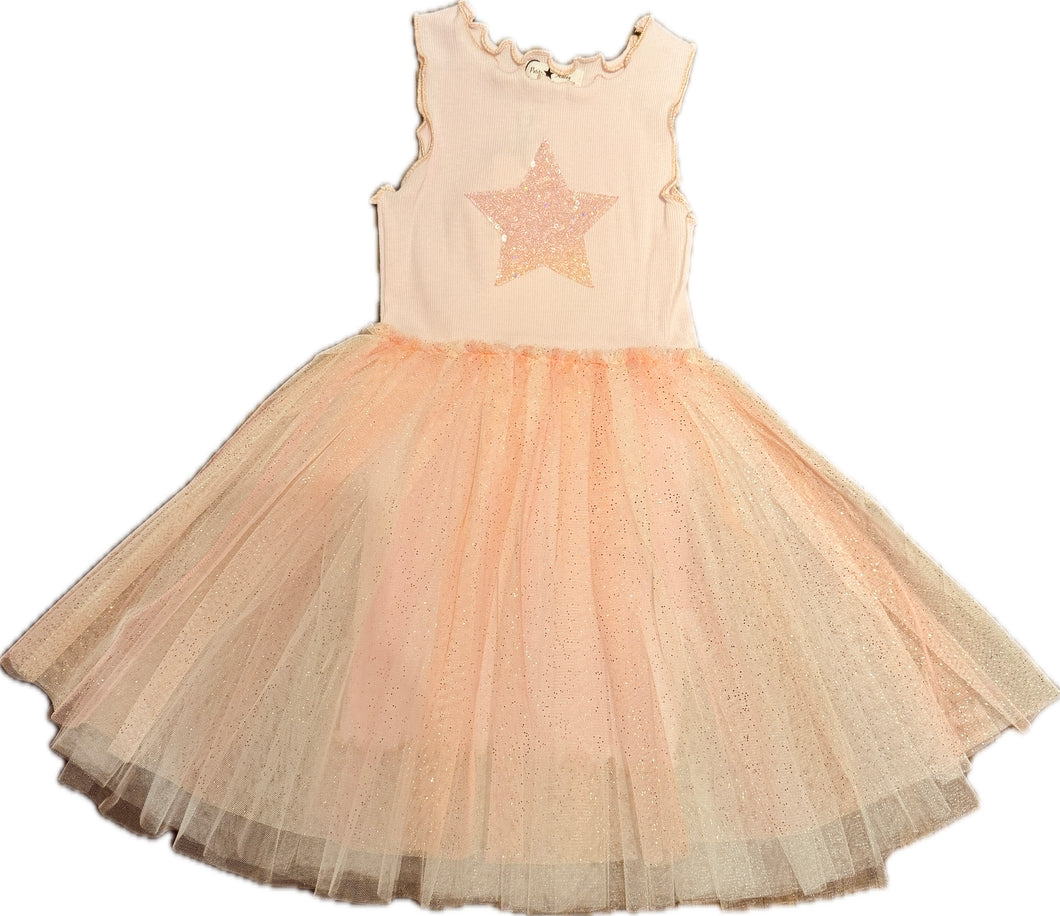 Pink Star Tutu Dress