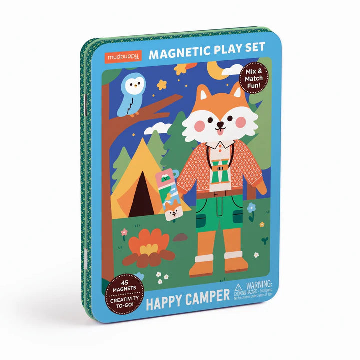 Happy Camper Magnet Tin