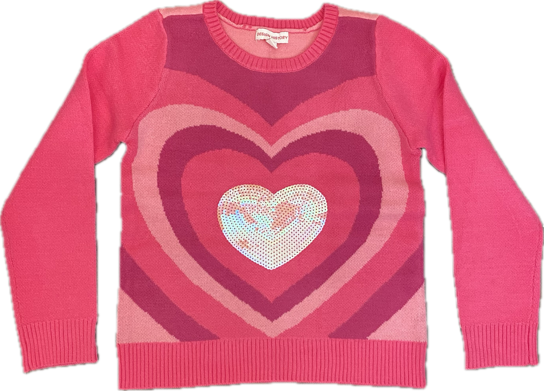 Go Go Pink L/S Heart Top