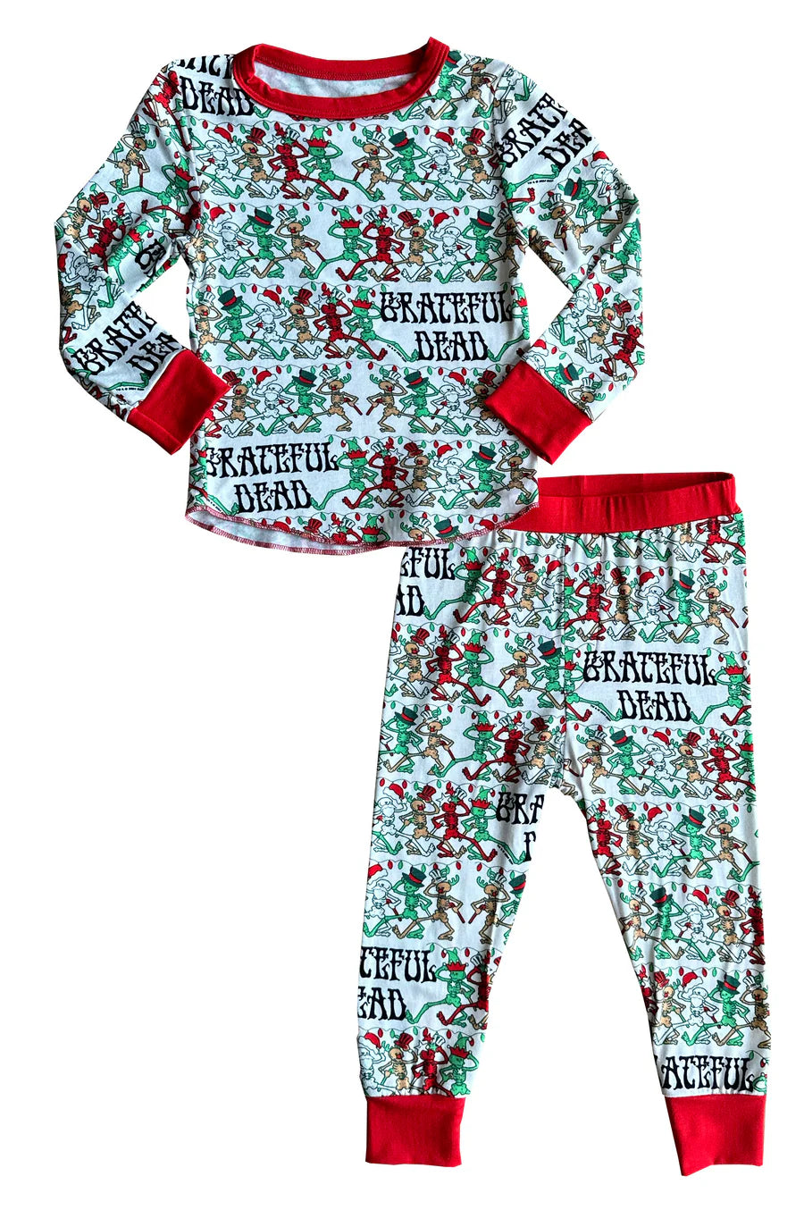 Grateful Dead Holiday Bears Bamboo Thermal Set