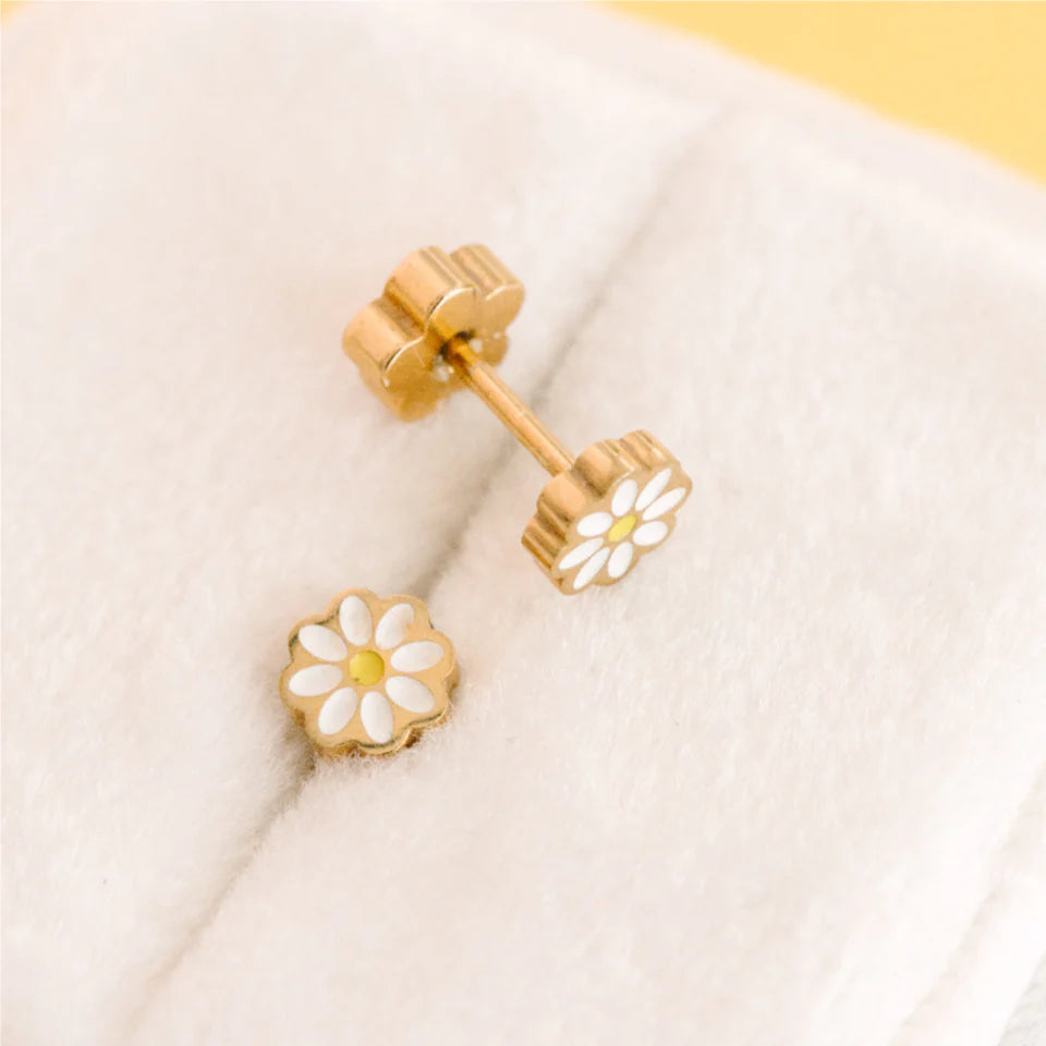 Tiny Daisy Earrings