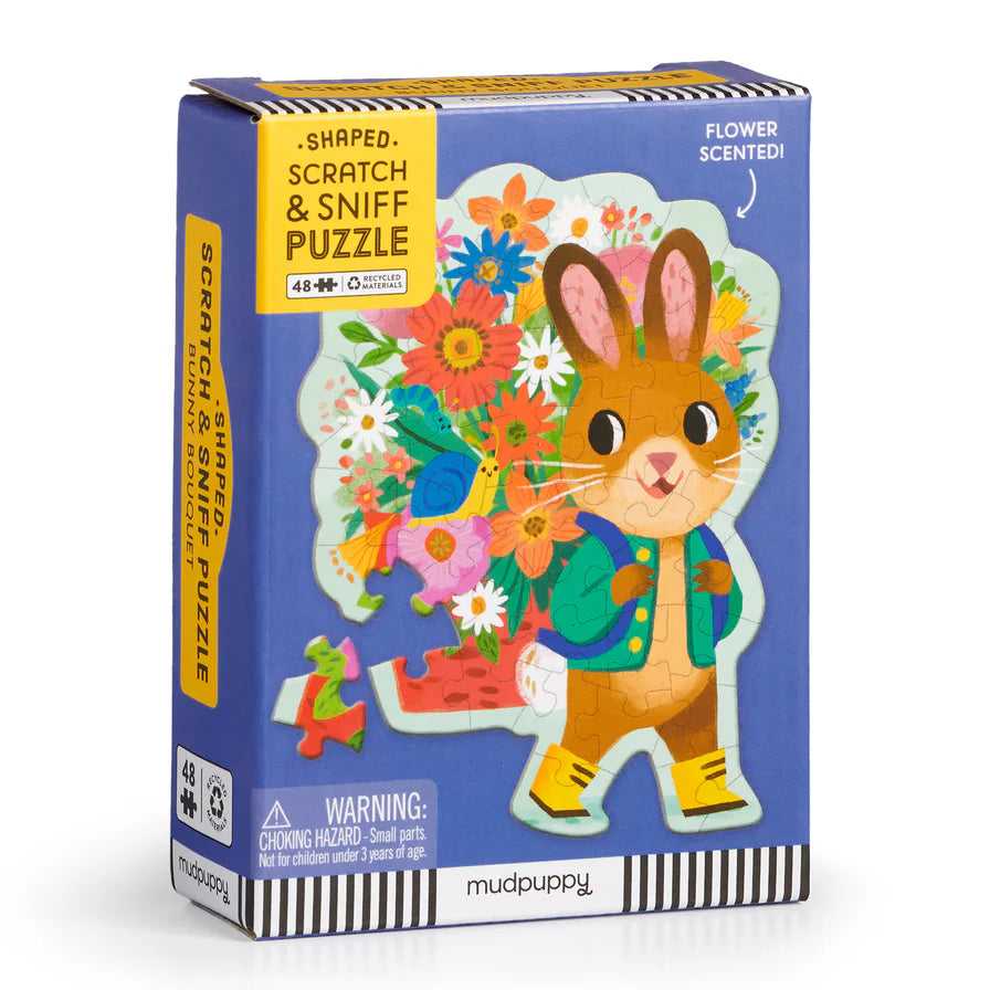 Bunny Bouquet Scratch & Sniff Puzzle