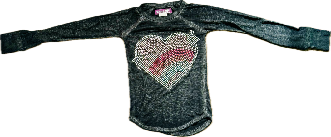 Heart Sparkle LS Tee