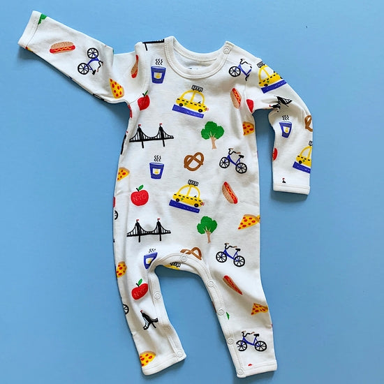 Organic Big City Baby Romper