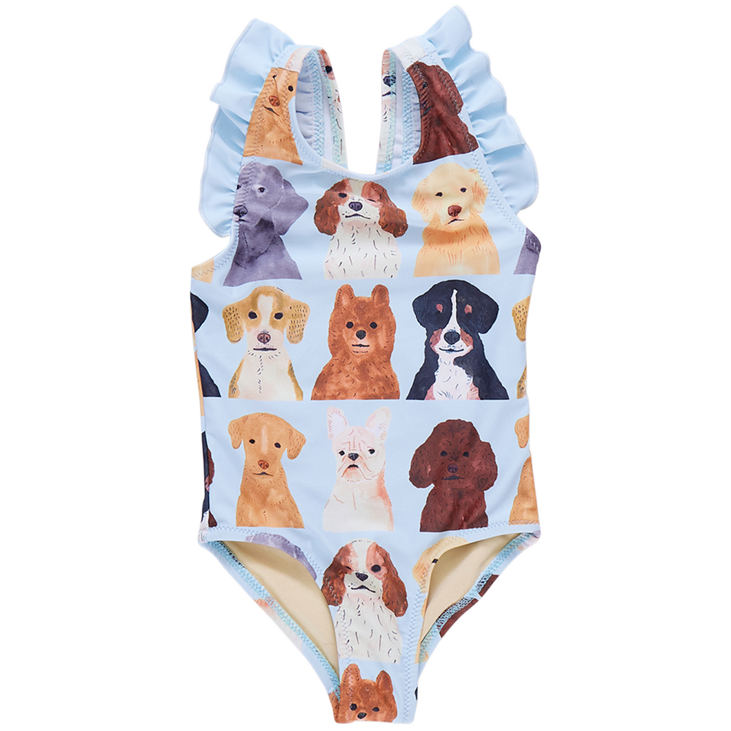 Watercolor Dogs Liv Swimsuit