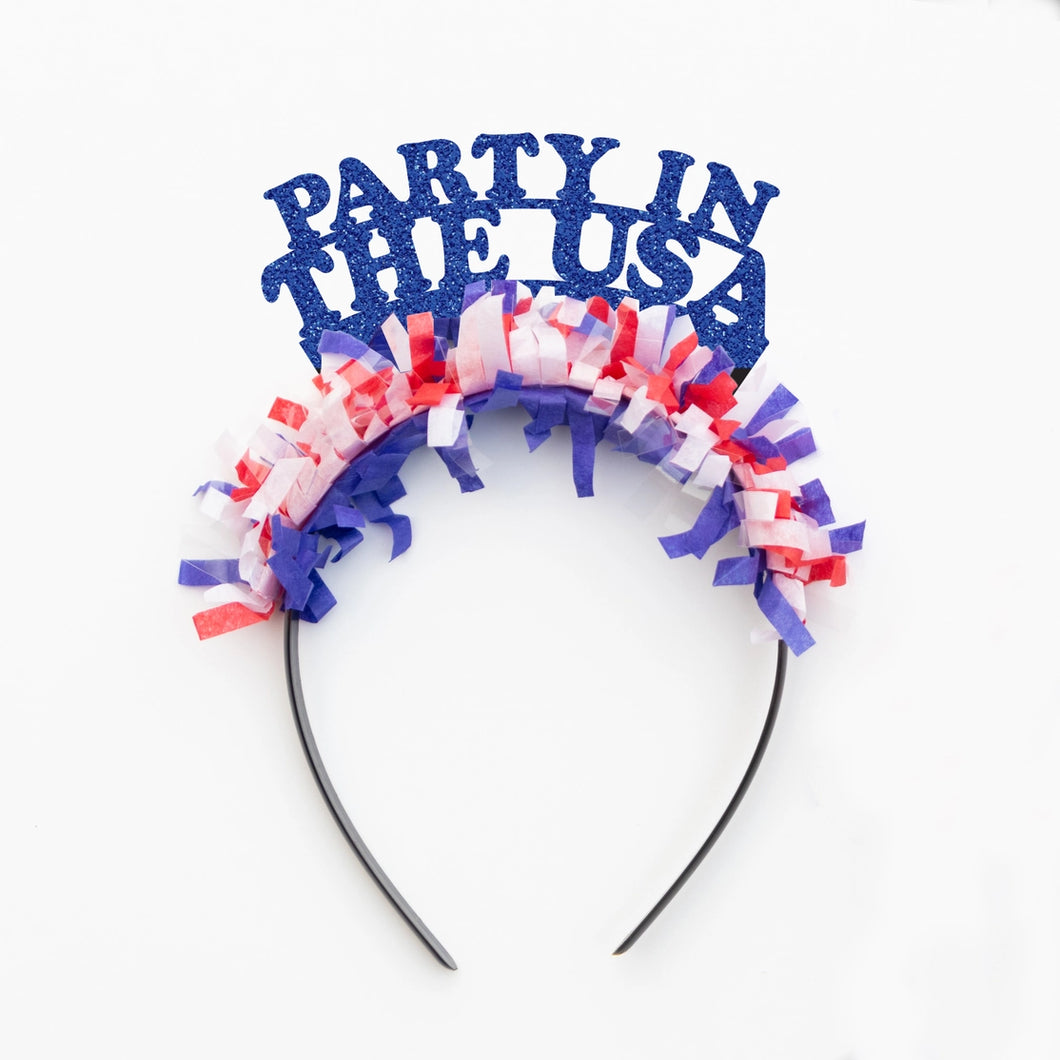 Party in the USA Headband - Blue