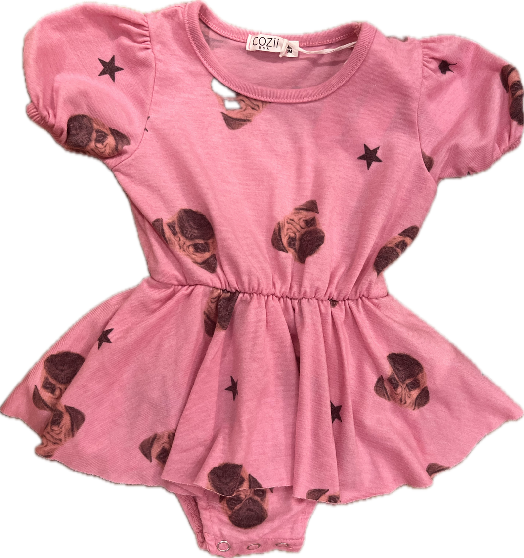 Pug Skirted Onesie